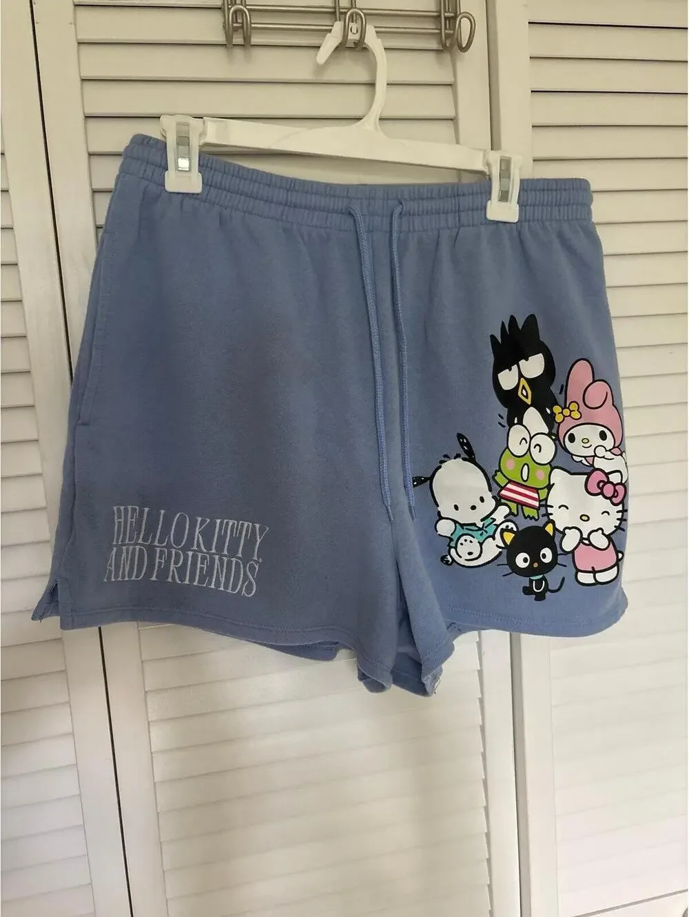 Hello Kitty and Friends Juniors Light Blue SweatShorts